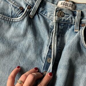 Agolde straight leg denim